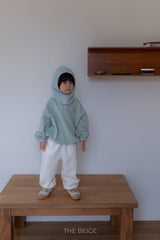 ［The beige］Fleece jogger pants