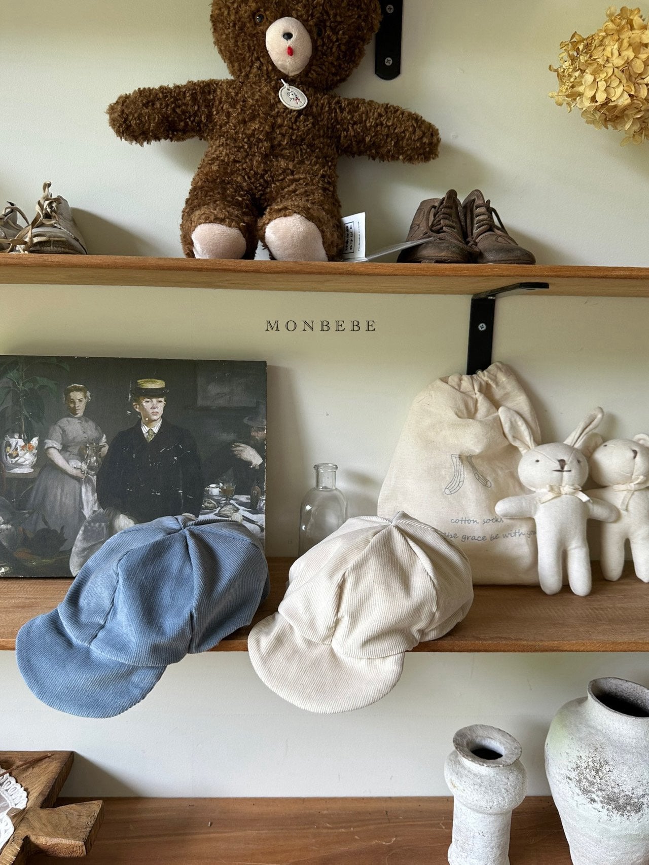 ［monbebe］Corduroy cap