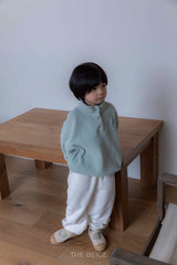 ［The beige］Fleece jogger pants