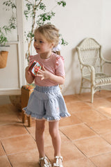 ［FLO］Uni frill tee