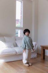 ［The beige］Fleece jogger pants