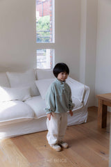 ［The beige］Fleece jogger pants