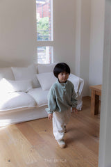 ［The beige］Fleece jogger pants