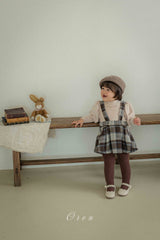 ［OREN］Brunel check bloomer skirt