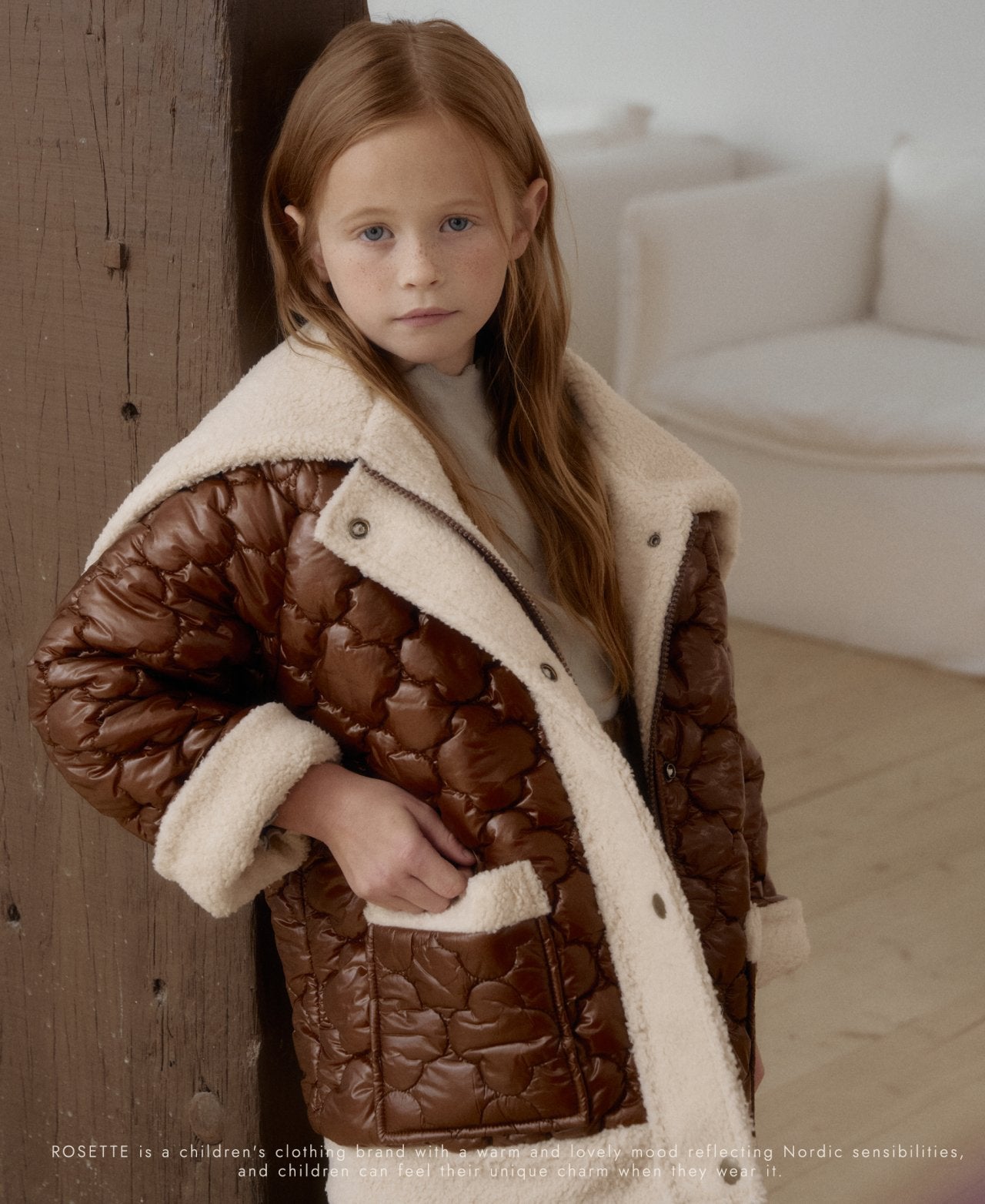 ［ROSETTE］Clover padding jumper