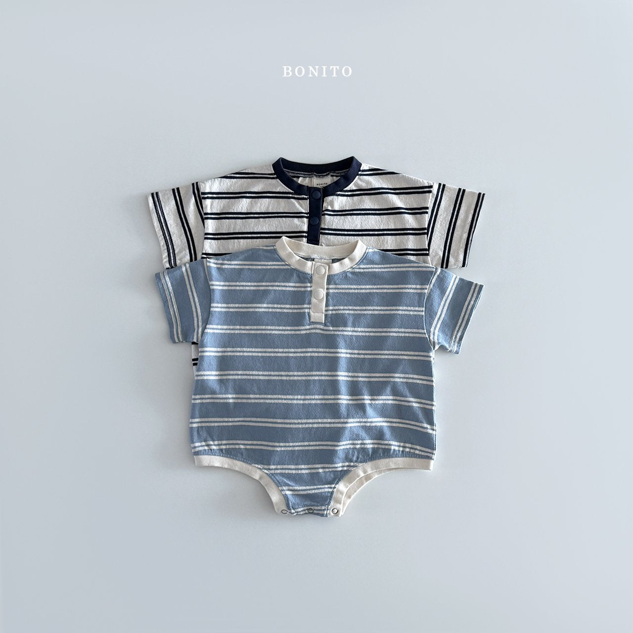 ［Bonito］Stripe bebe rompers