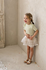 ［FLO］Uni frill tee