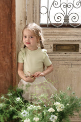 ［FLO］Uni frill tee