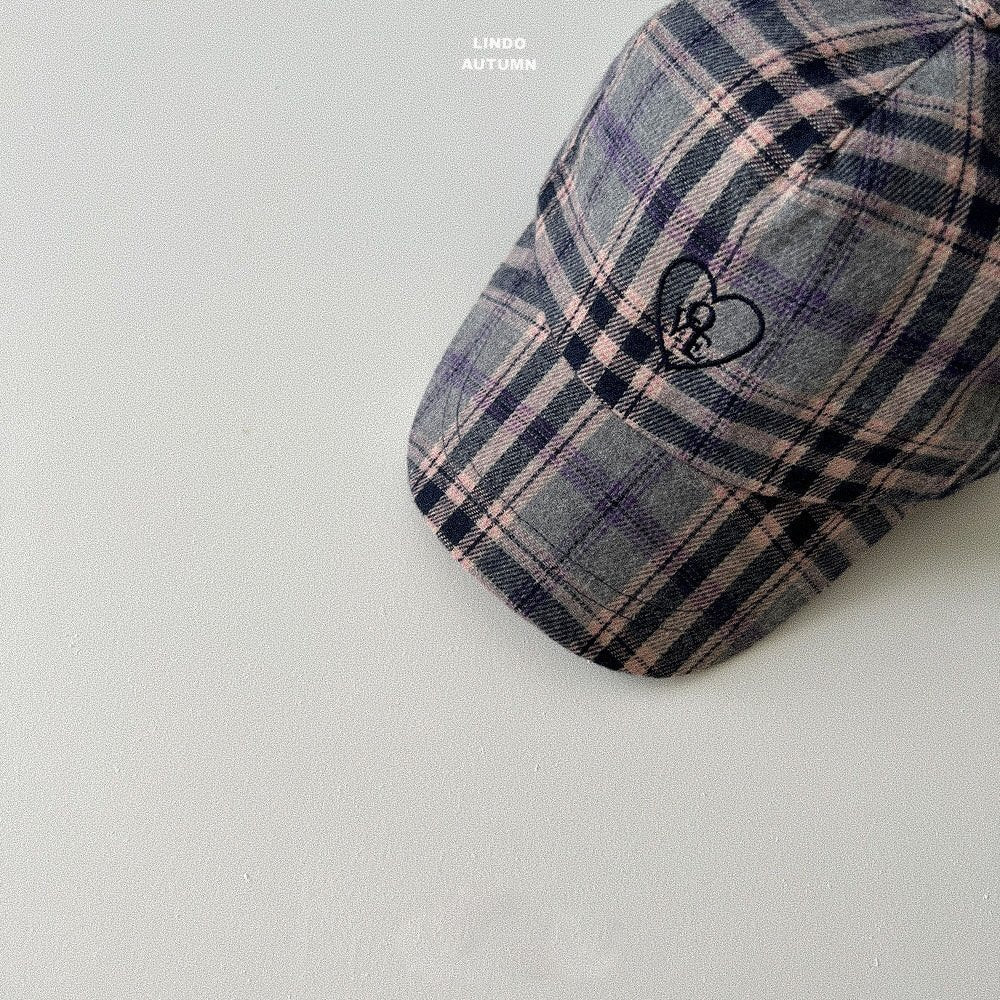［LINDO］Ove check ball cap