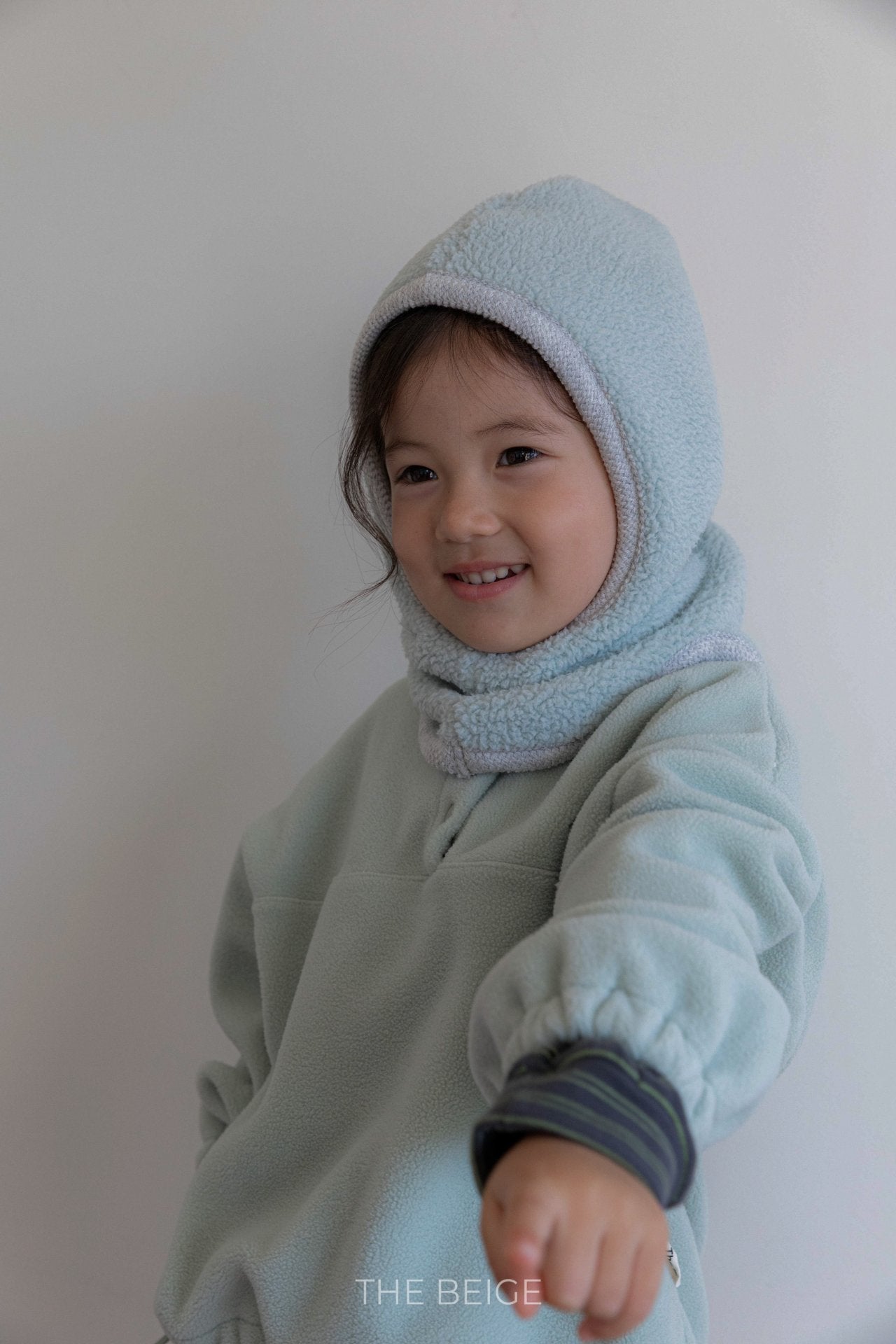 ［The beige］Fleece balaclava