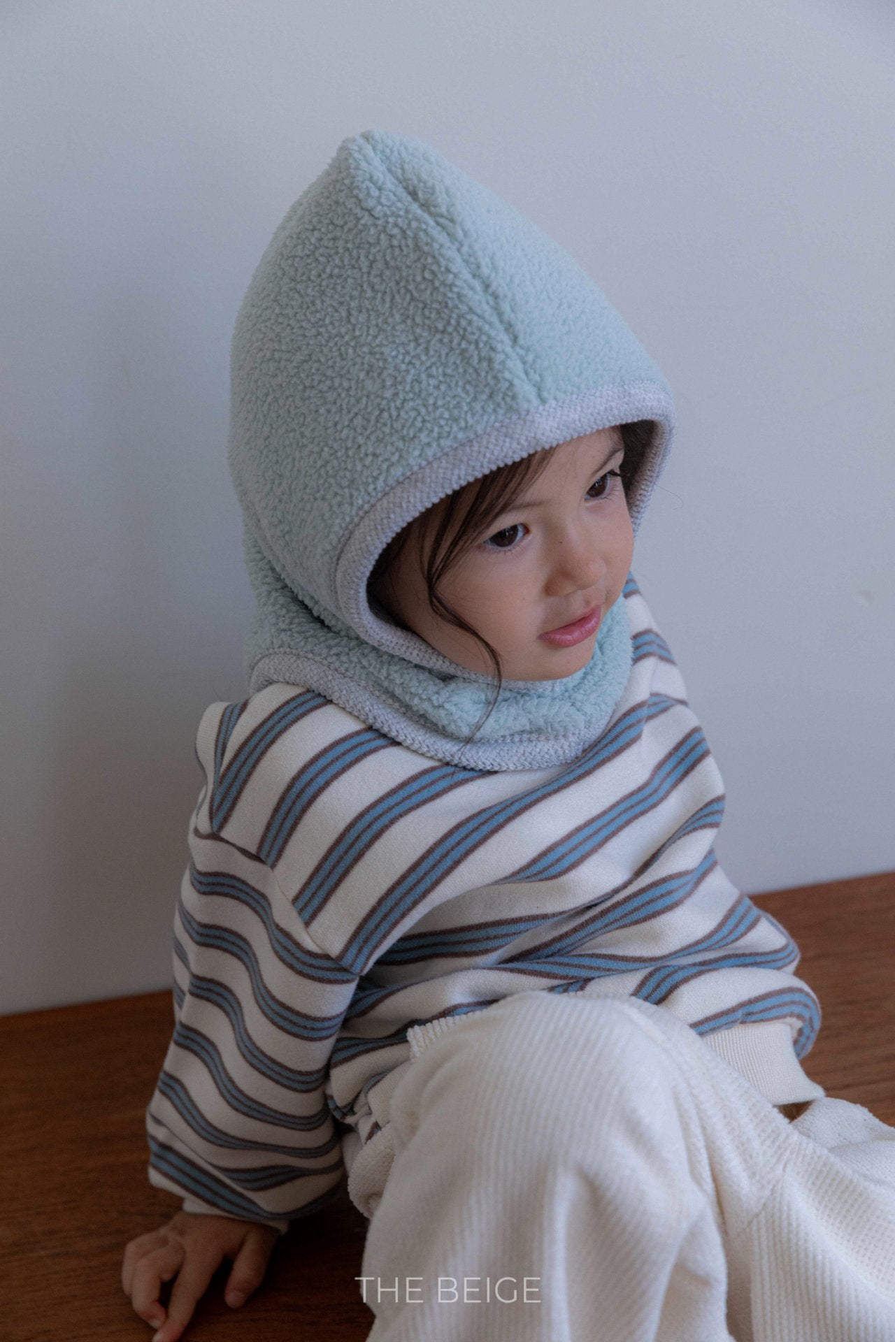 ［The beige］Fleece balaclava