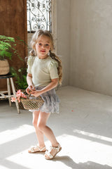 ［FLO］Uni frill tee