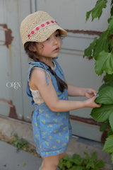 ［OREN］Camellia short overalls