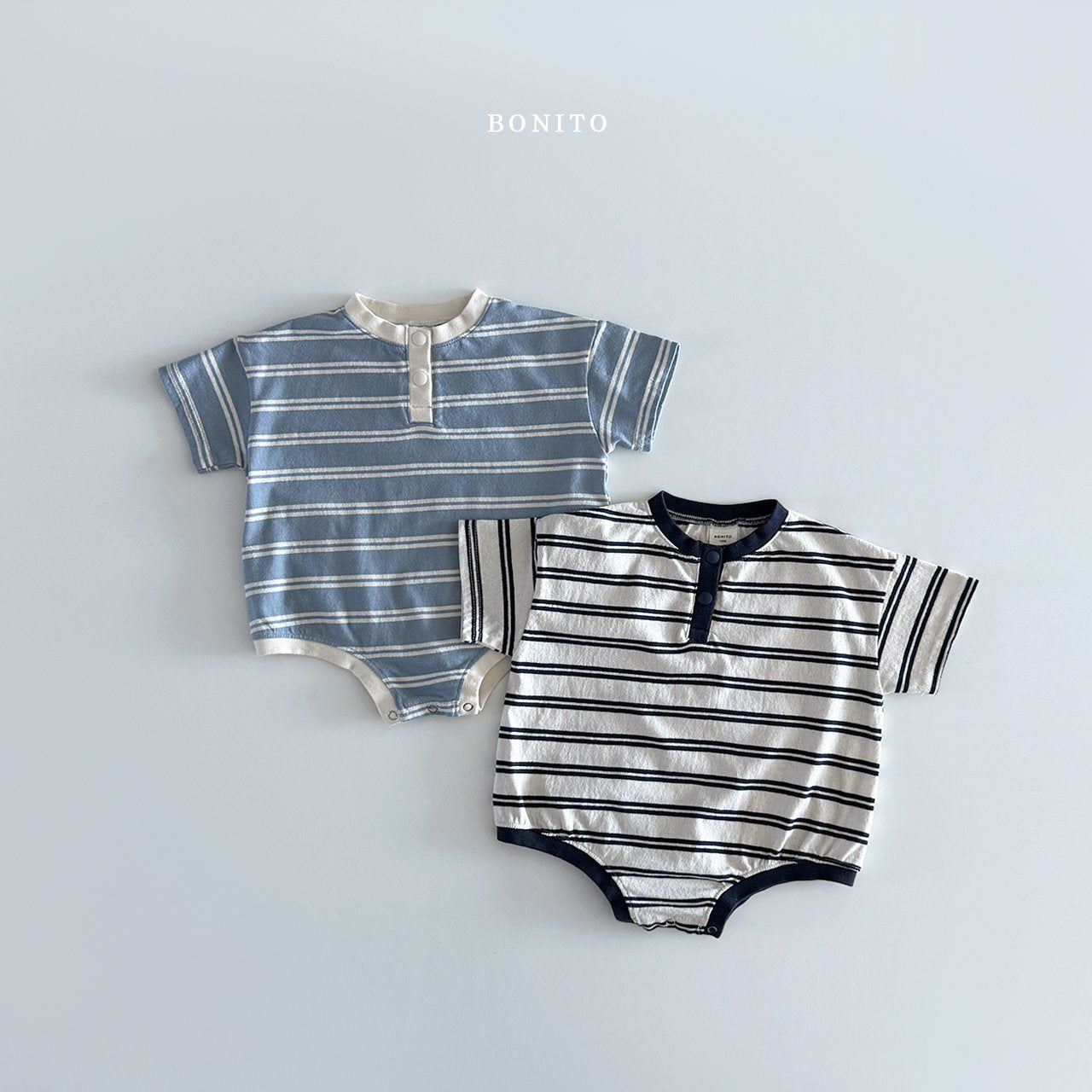 ［Bonito］Stripe bebe rompers