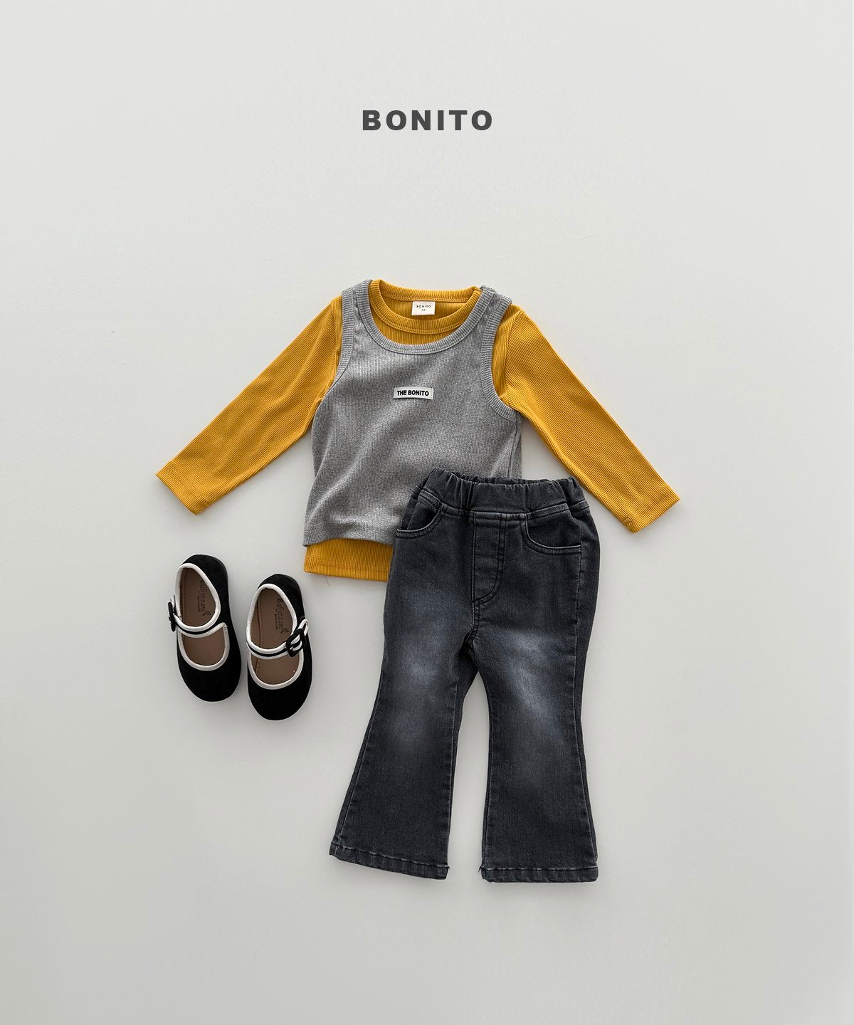 ［Bonito］Color rib tee