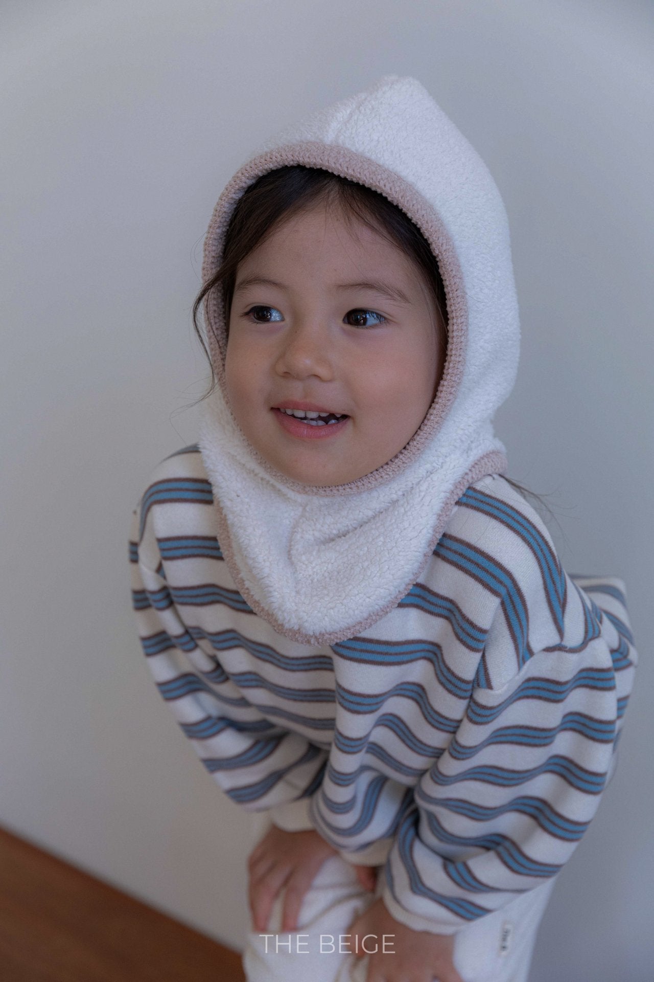 ［The beige］Fleece balaclava