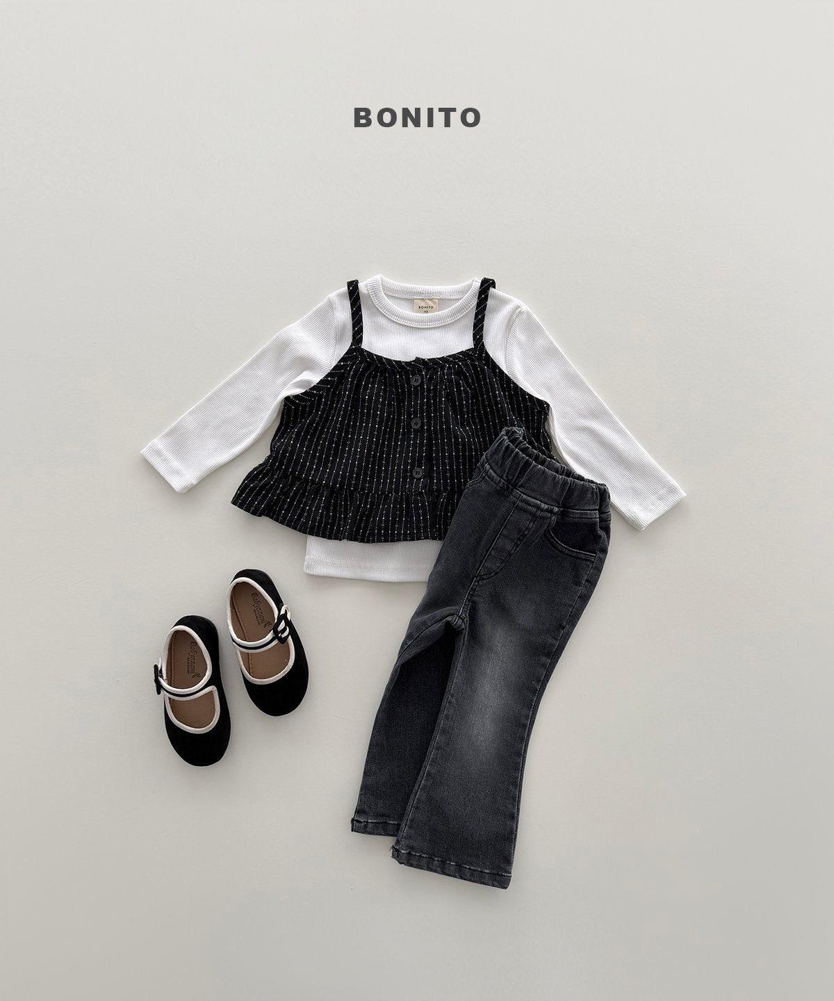 ［Bonito］Color rib tee