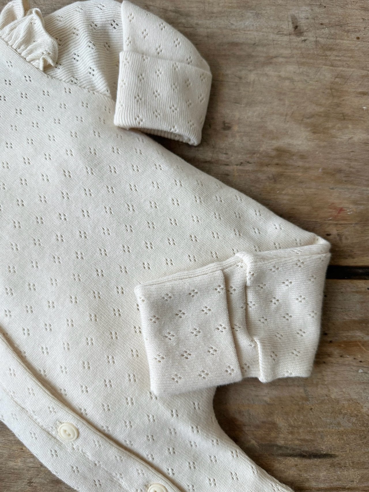 ［monbebe］Suell eyelet newborn suit