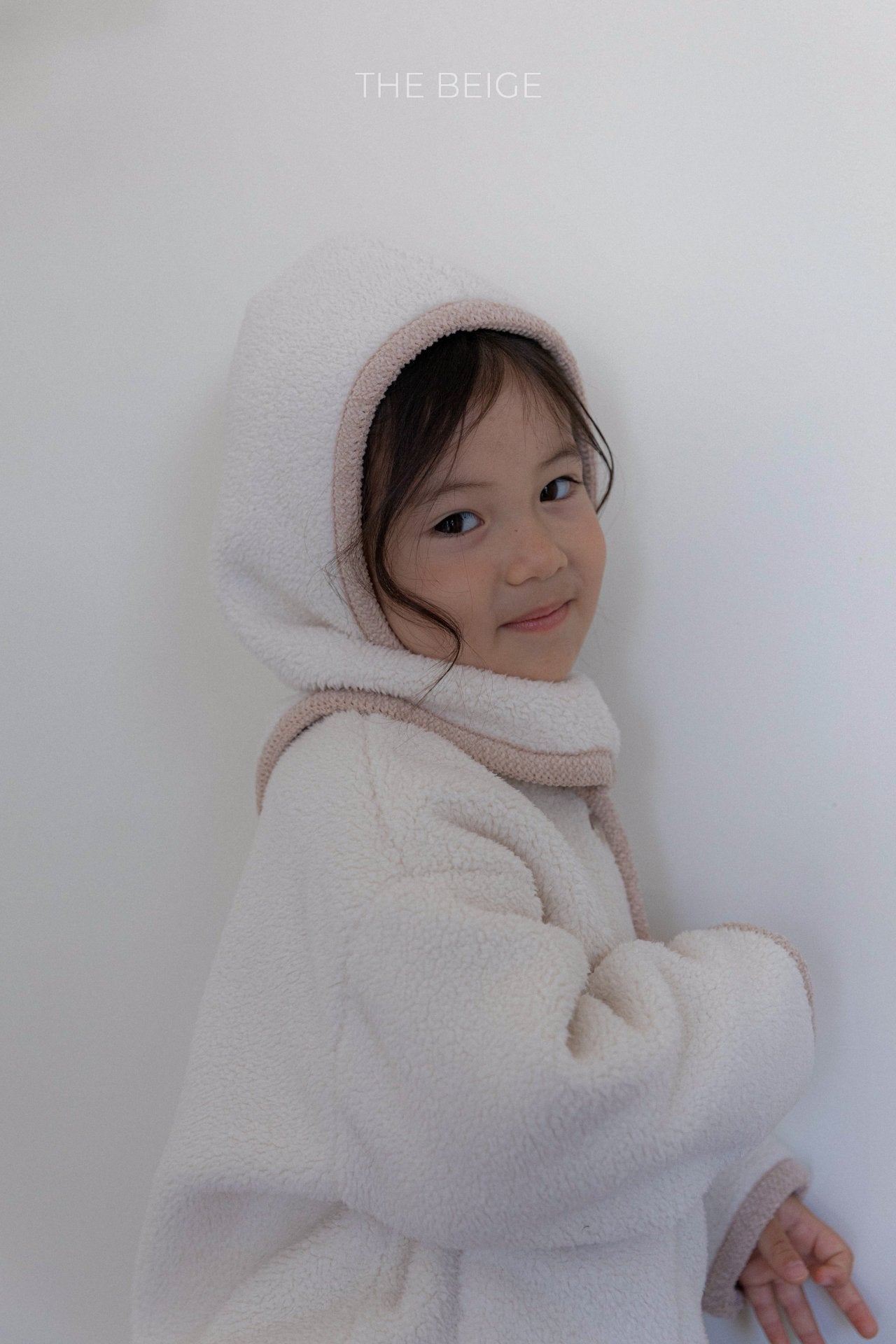 ［The beige］Fleece balaclava