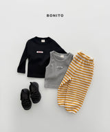 ［Bonito］Color rib tee