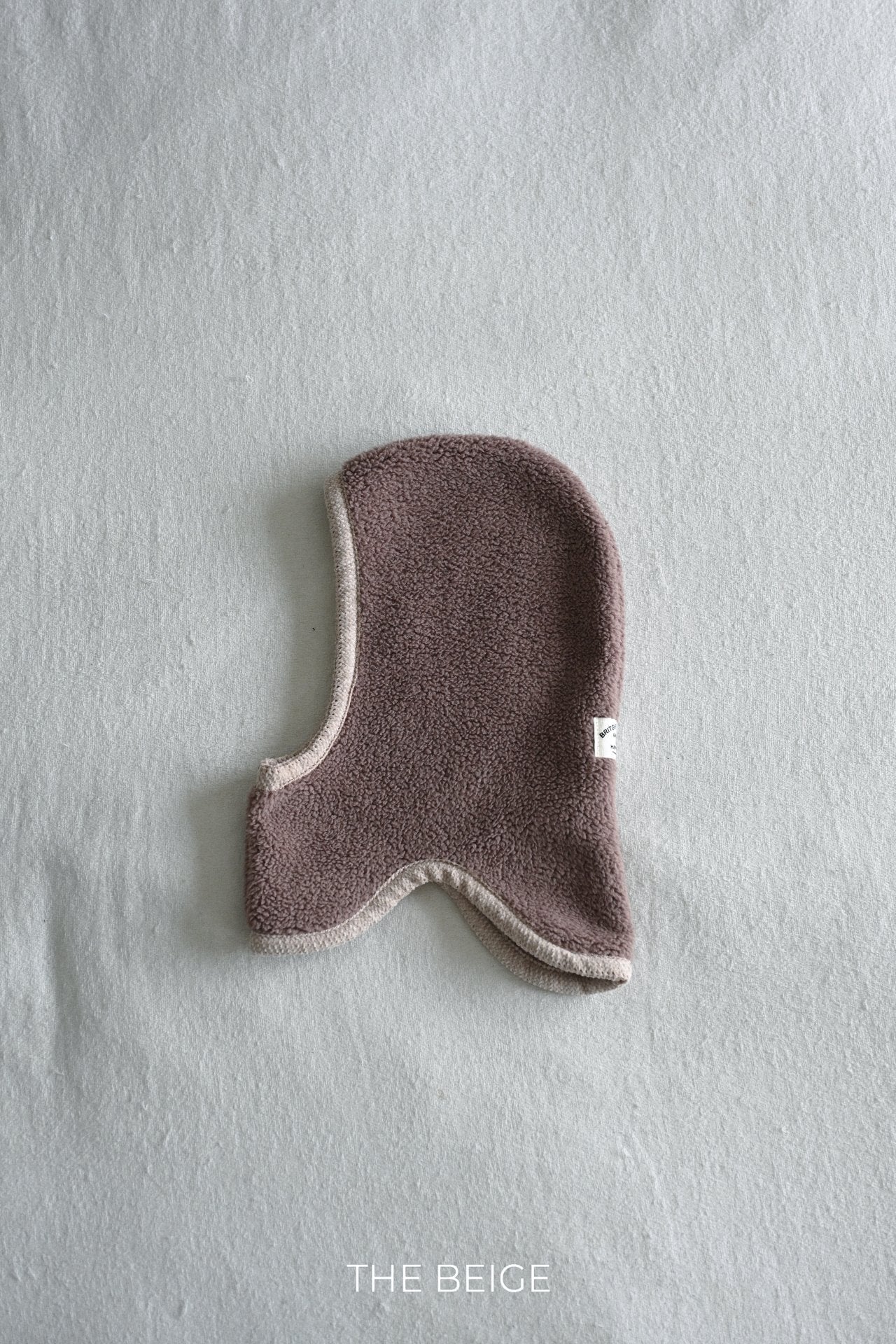 ［The beige］Fleece balaclava