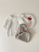 ［mimi market］Duel collar blouse