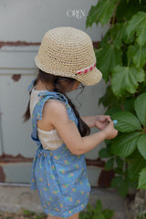［OREN］Camellia short overalls