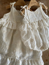 ［Anne shirley］Ruby lace rompers