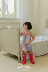［Urban Rabbit］Bubble stripe one-piece
