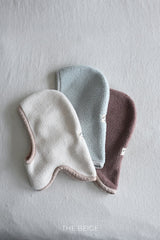 ［The beige］Fleece balaclava