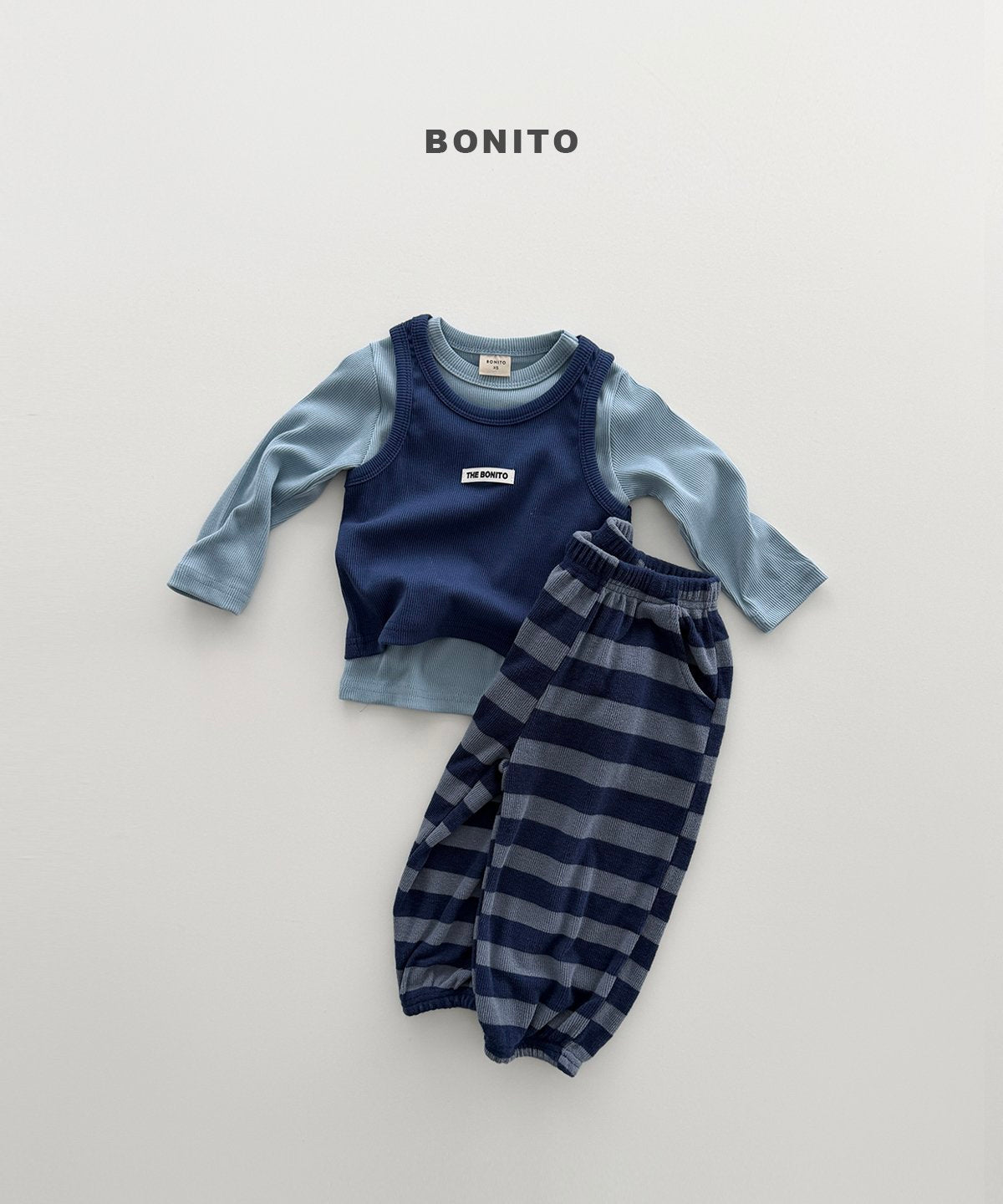 ［Bonito］Color rib tee