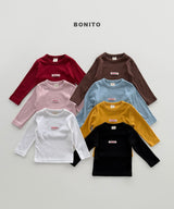 ［Bonito］Color rib tee