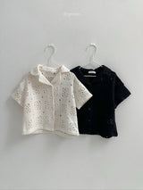 ［digreen］Crochet shirt