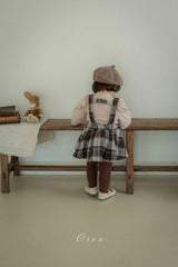 ［OREN］Brunel check bloomer skirt