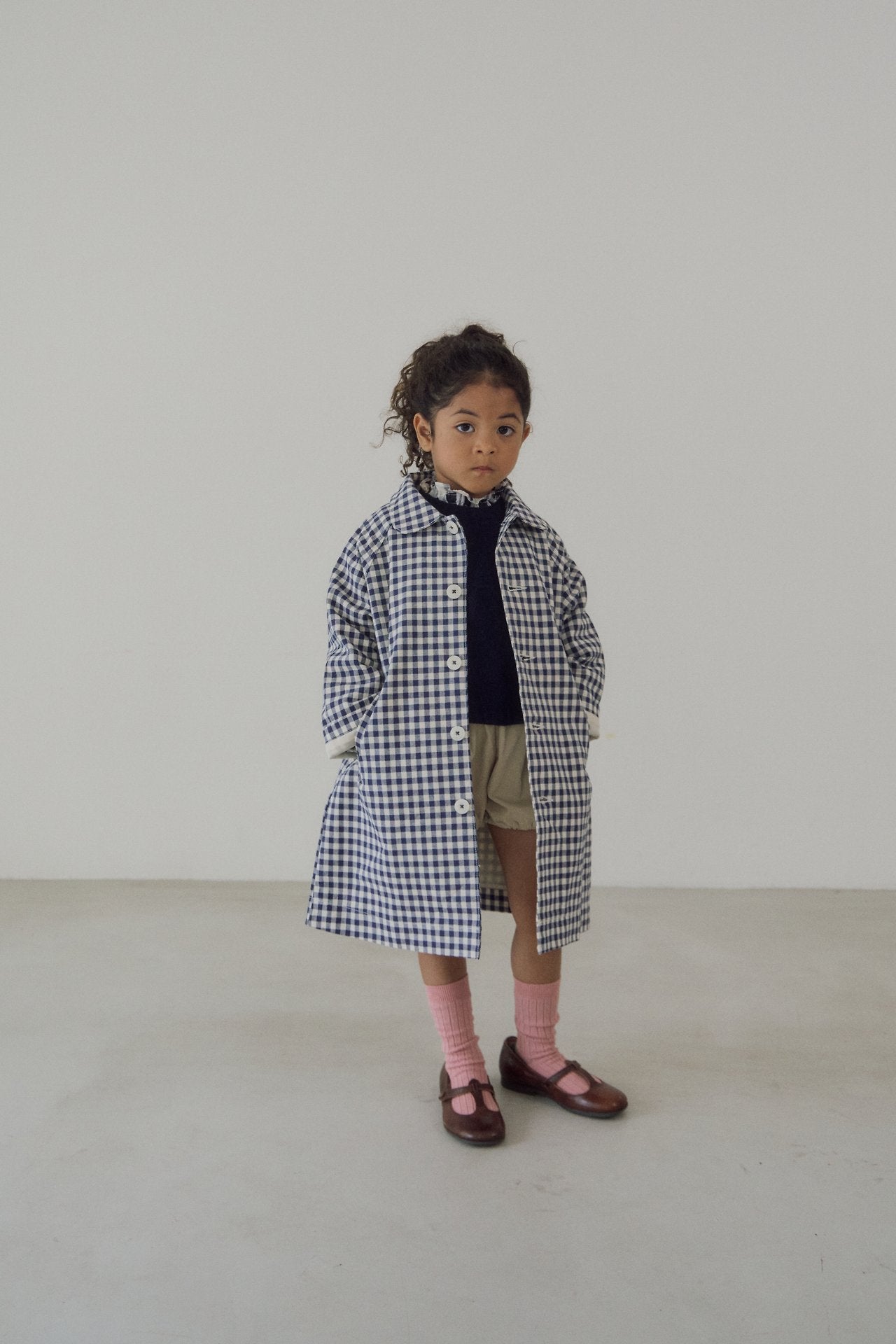 [soye] Alto check coat
