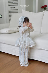 ［marron］Hellen lace bonnet