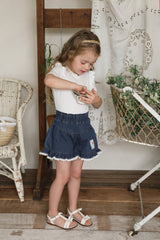 ［FLO］Uni frill tee