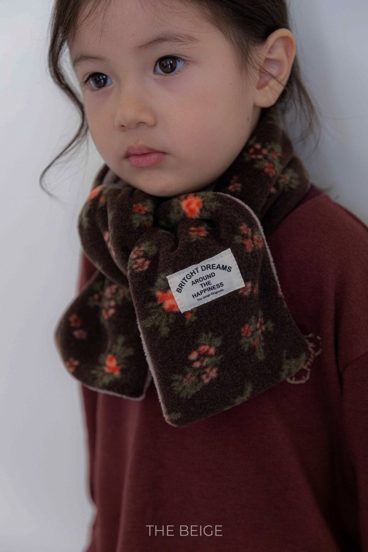 ［The beige］Reversible muffler