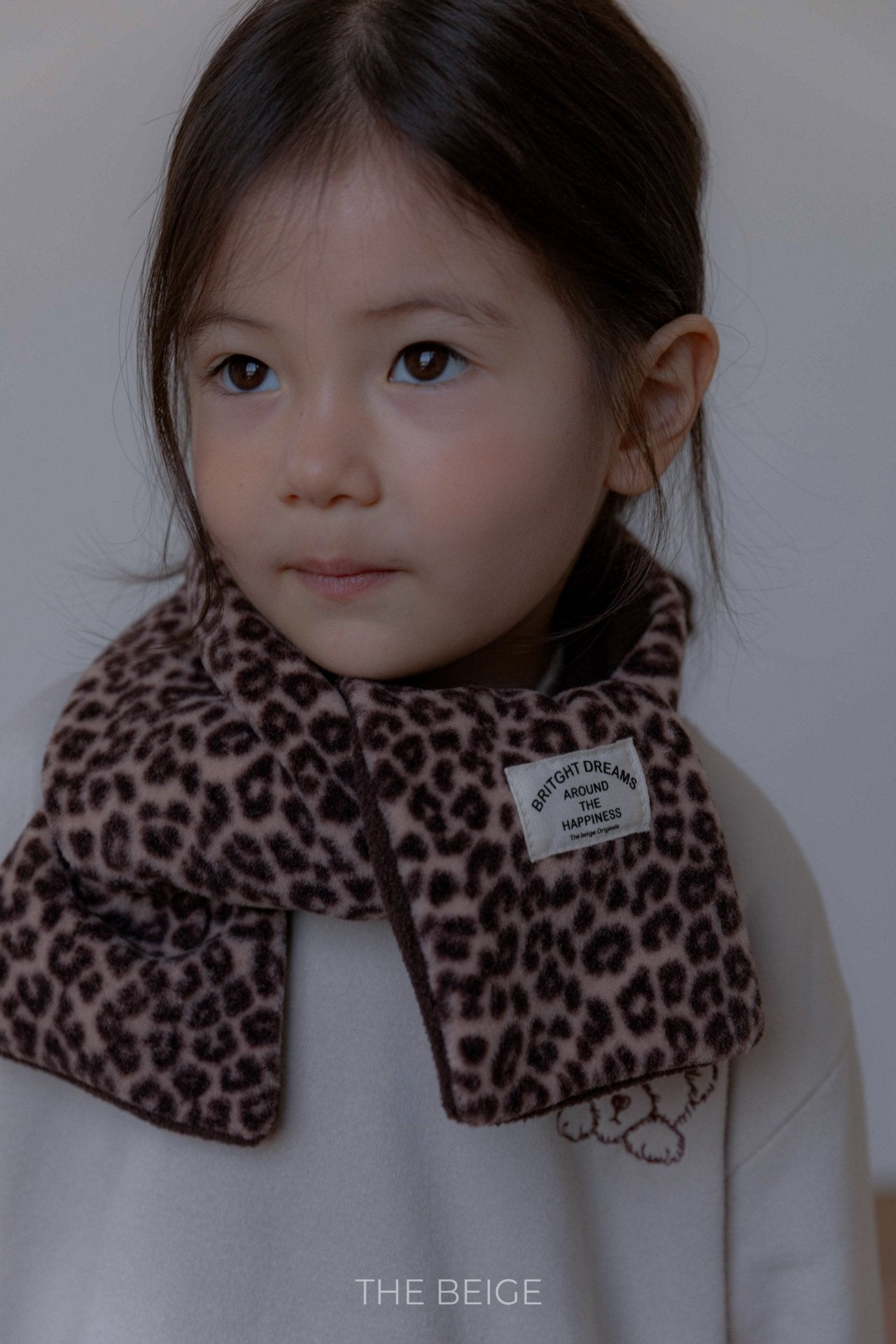 ［The beige］Reversible muffler