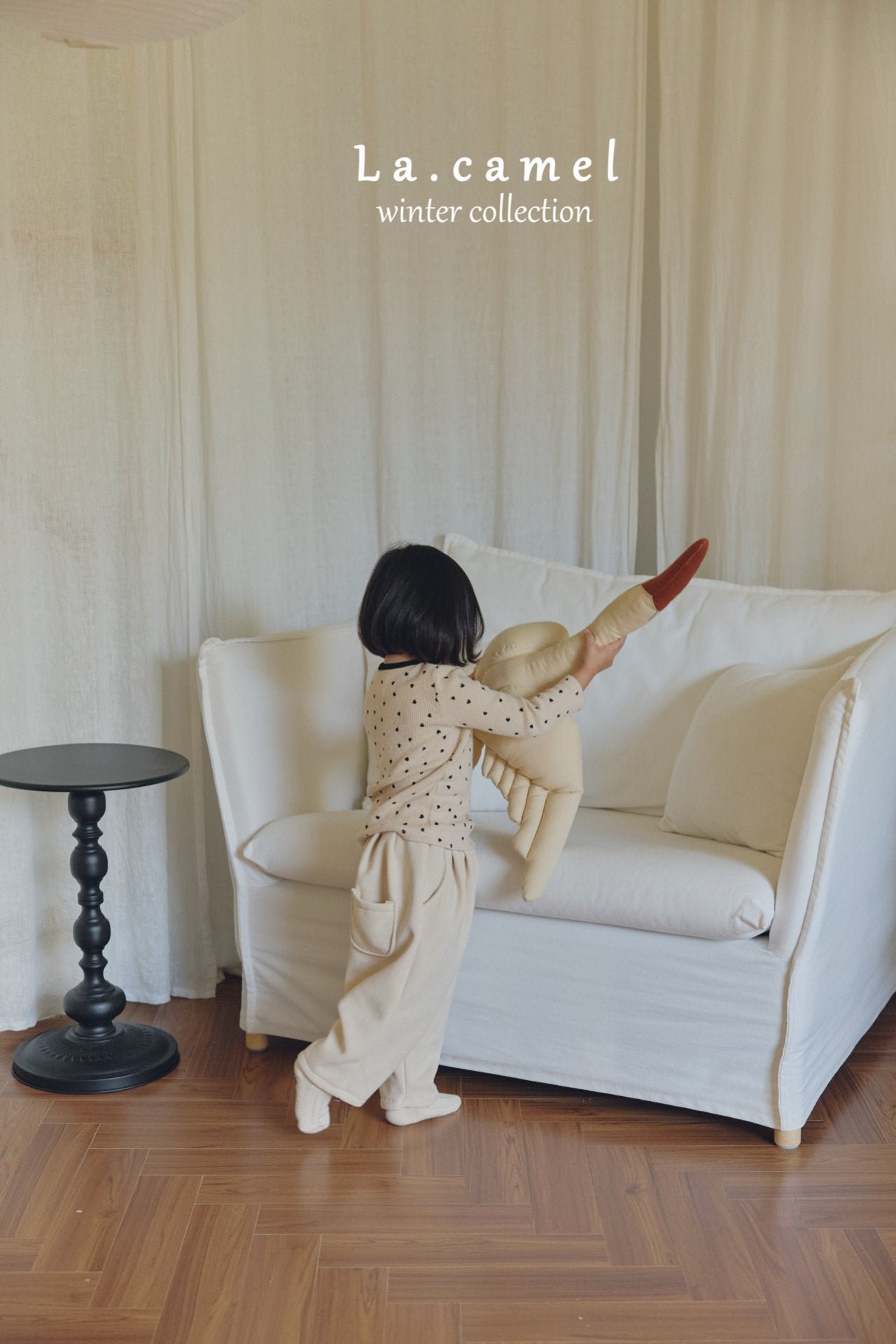 ［La.camel］Daily warm pants