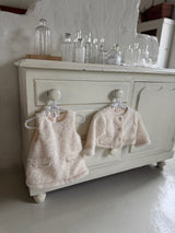 ［marron］Pearl pocket boa one-piece