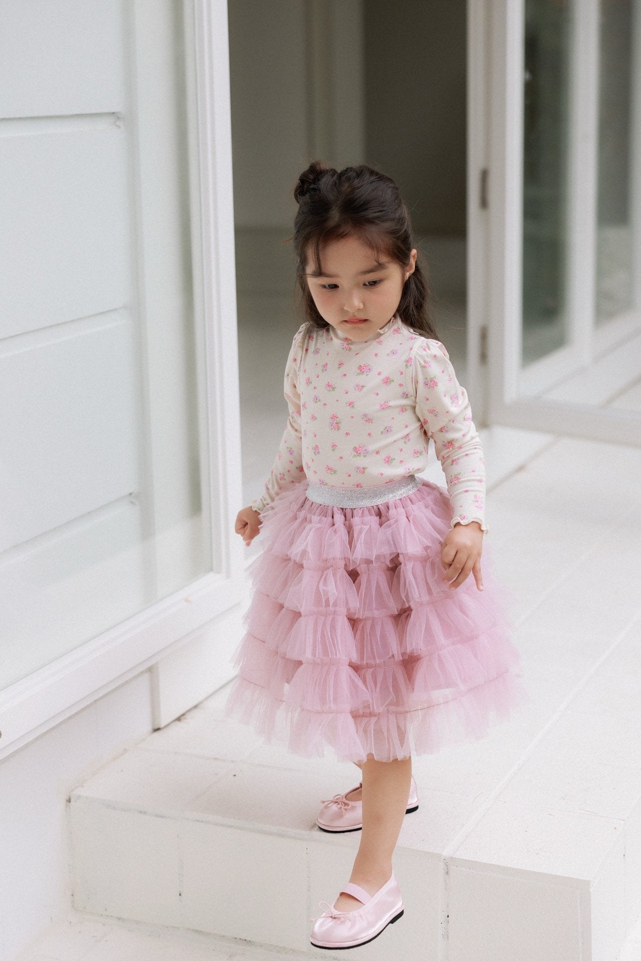 ［azalea］Blossom tencel tee (baby & kids)