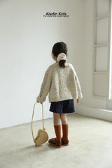 ［aladin］Double button wrap skirt
