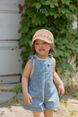 ［OREN］Camellia short overalls