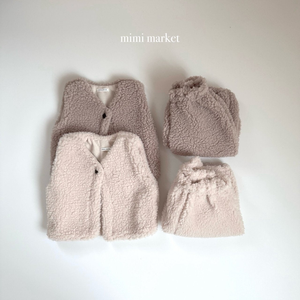 [mimi market] Poodle vest