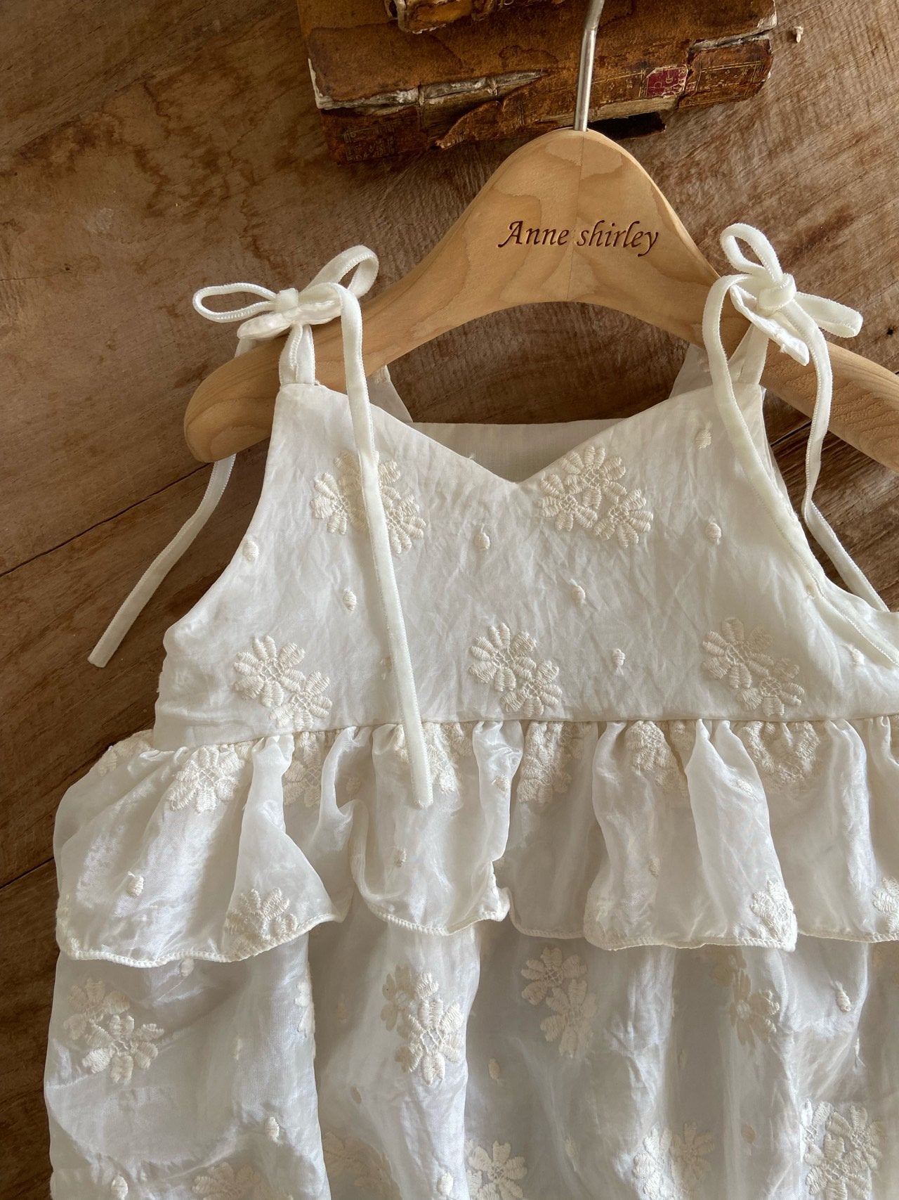 ［Anne shirley］Ruby lace rompers