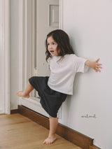 ［MELMEL］Linen half pants