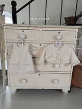 ［marron］Pearl pocket boa one-piece