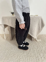 ［mimi market］Crinkle sausage pants