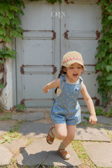 ［OREN］Camellia short overalls